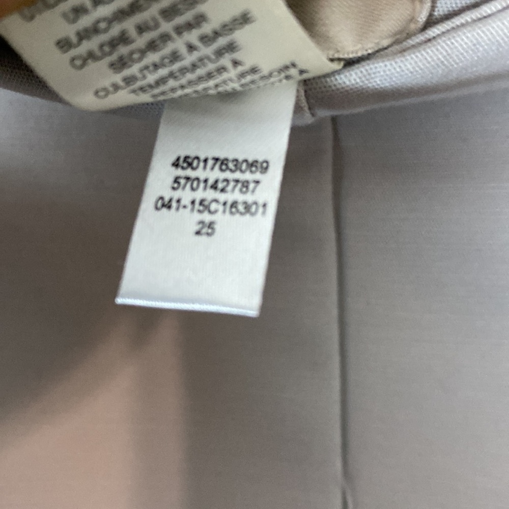 Chico’s So Slimming Crop Pants Flat Front Side Zip Size 8/10 - Picture 5 of 7